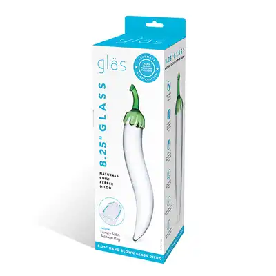 Glas - Naturals Chili Pepper Glass Dildo. Design zapożyczony z natury by dodać pikanterii wspólnym igraszkom. 
