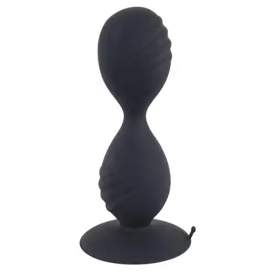 You2Toys - Backdoor Friend Double. Podwójny plug analny z kulkami wewnątrz. Podwójna przyjemność! 