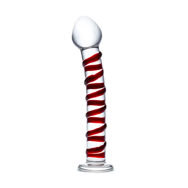 Glas- Mr. Swirly Szklane Dildo 21 cm 