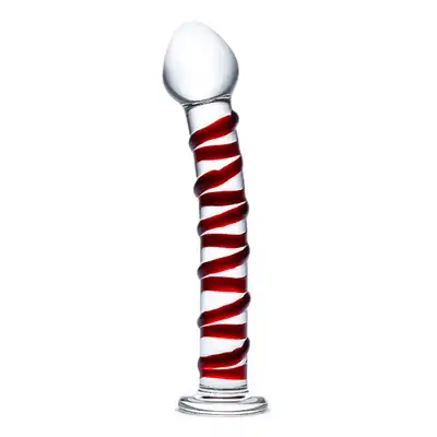 Glas- Mr. Swirly Szklane Dildo 21 cm 