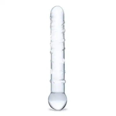Glass - Callisto Clear Glass Dildo. Minimalistyczny elegancki design, maksymalna przyjemność. 