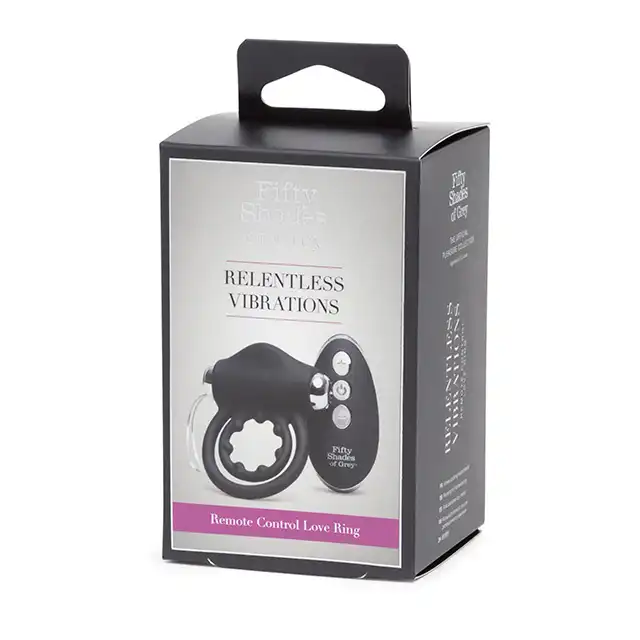 50 Shades Of Grey Relentless Vibrations. Ring Erekcyjny z Wibracją sterowany Pilotem.