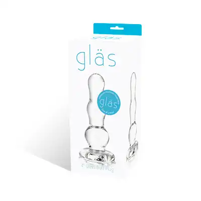 Glass Butt Plug 4". Szklana Wtyczka Analna