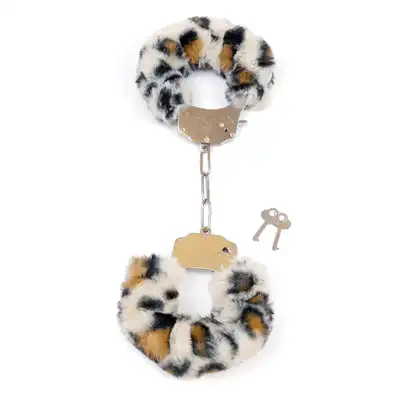 Kajdanki Fetish Boss Series- Furry Cuffs Leopard