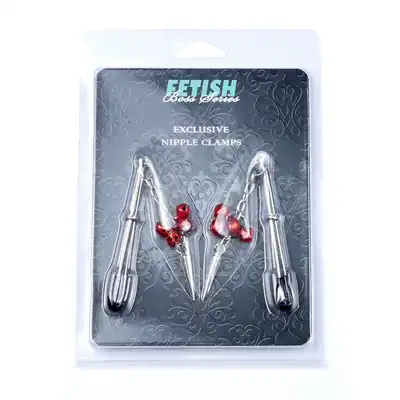Stymulator- Exclusive Nipple Clamps No.4 - Fetish Boss Series
