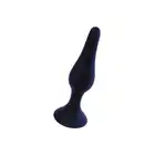 Boss Series - Anal Plug Black S. Wtyczka analna czarna, 100% bezpieczny silikon medyczny