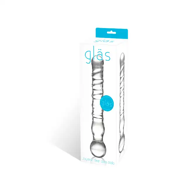 Glas - Joystick szklane dildo 20 cm 
