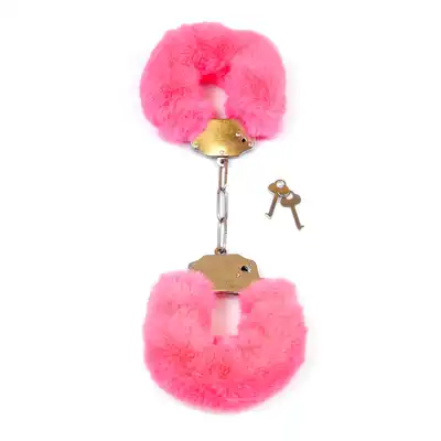 Kajdanki Fetish Boss Series- Furry Cuffs Pink