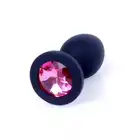 Boss of Toys - Juwellery Plug S. Ekskluzywny ozdobny plug analny z anatomicznym kształtem, który ułatwia aplikację, z różowym diamentem.