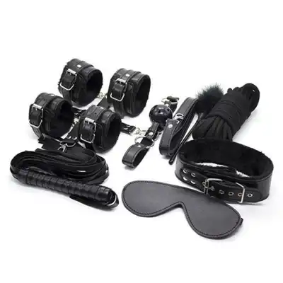 Toyz4Lovers - Top bondage Kit. Czarny wieloczęściowy zestaw do  zniewalania!
