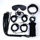 TOYZ4LOVERS - Bondage kit nero. Zestaw do zabawy BDSM. Kajdanki, kneble, liny i wiele więcej. Bestseller!