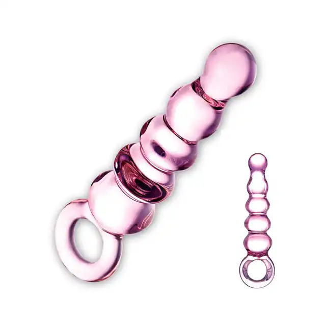 Glas- Quintessence Beaded Glass Anal Slider 