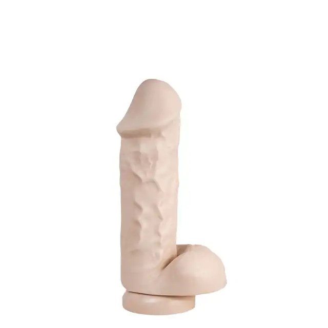 Dildorama - 515 Line 8" Flesh. Cieliste dildo z przyssawką 20,5 cm długości.