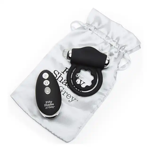 50 Shades Of Grey Relentless Vibrations. Ring Erekcyjny z Wibracją sterowany Pilotem.