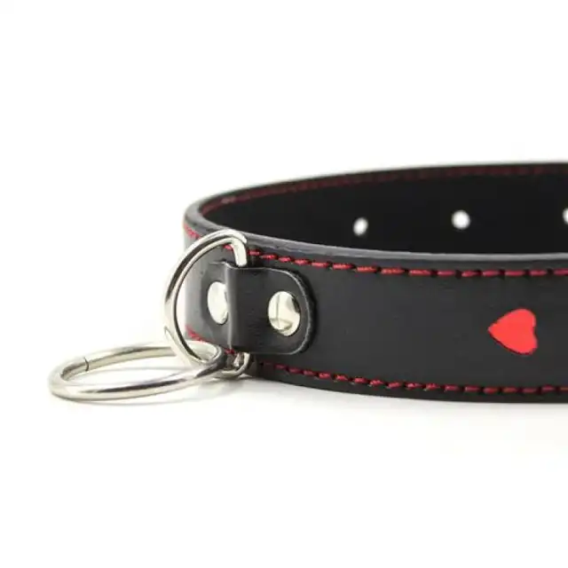 Easy Collar Leash Black - Czarna obroża i smycz. Elegancki zestaw. 