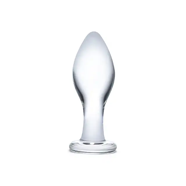 Glas- Classic Butt Plug, szklana zatyczka analna 10,2 cm 