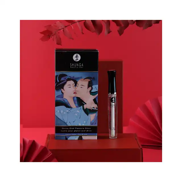Shunga - Coconut Oral Pleasure Gloss. Smakowity kokosowy błyszczyk do stymulacji oralnej 