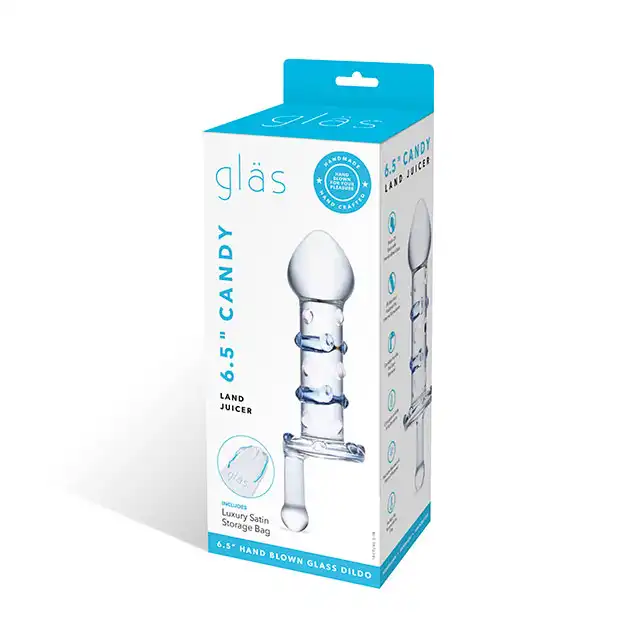 Glass Dildo 6,5' Candy- Szklana Wtyczka Analna