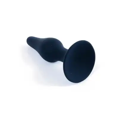 Boss Series - Anal Plug Black S. Wtyczka analna czarna, 100% bezpieczny silikon medyczny