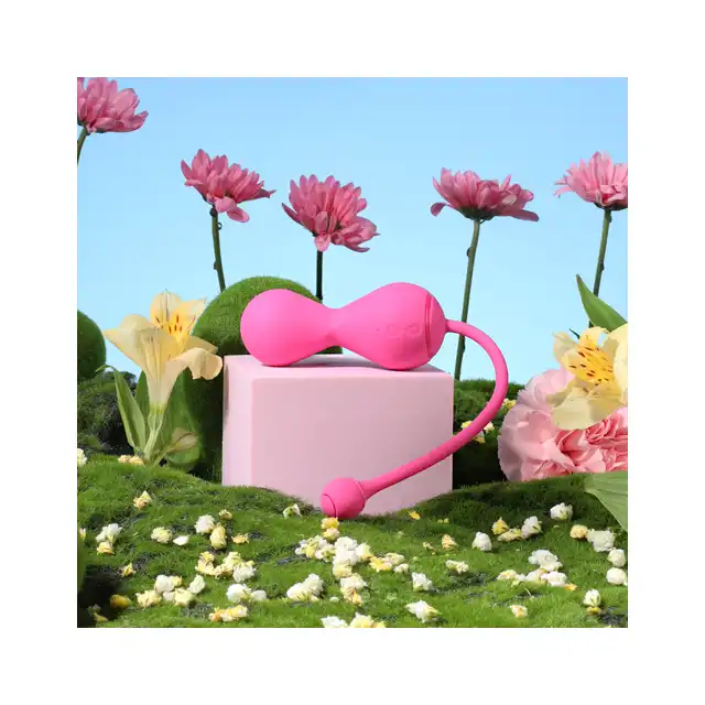 Magic Motion - Smart Kegel Balls Pink. Różowe silikonowe  kulki gejszy  na aplikację