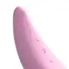 Satisfyer - Curvy 3+. Niezwykły, wibrujący stymulator z aplikacją na telefon! Wibracje w rytmie ulubionej muzyki. 