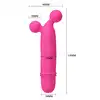 Pretty Love - Goddard Hot Pink. Mini wibrator, 10 funkcji wibracji, najwyższej jakości wykonanie. 