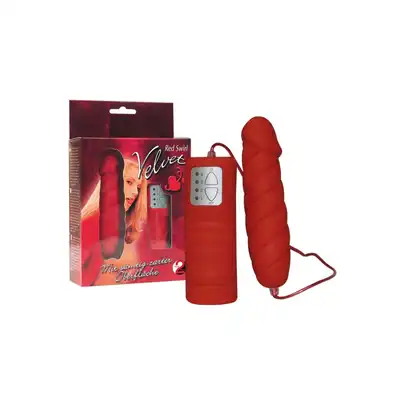 Jajko/wibr-Velvet red Swirl