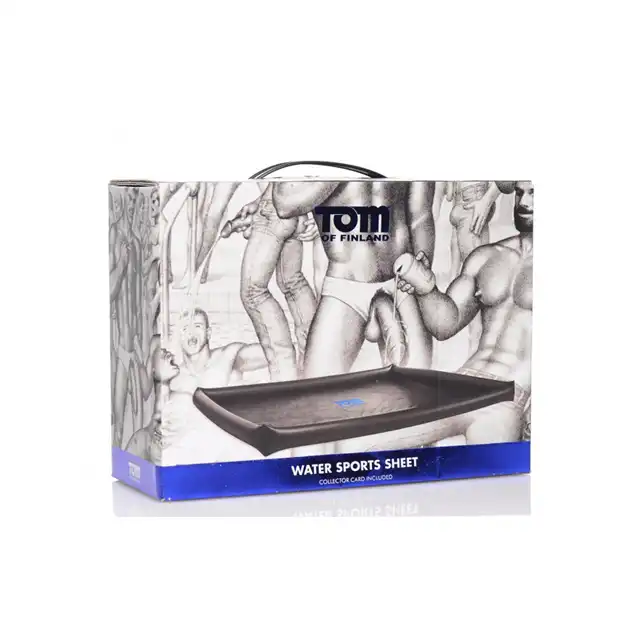 Tom of Finland - Water Sports Sheet. Wyspecjalizowana wodoodporna mata do mokrych zabaw. Mega Sale!