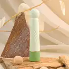 Iroha - Rin + Hisui Vibrator. Zielony ultra przyjemny w dotyku masażer, który zmieści się do Twojej ręki. 4 różne siły wibracji, 2 niezależne rytmy!