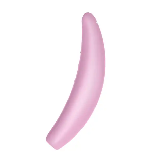 Satisfyer - Curvy 3+. Niezwykły, wibrujący stymulator z aplikacją na telefon! Wibracje w rytmie ulubionej muzyki. 