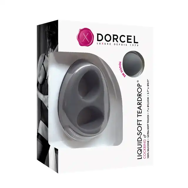 Dorcel - Liquid-Soft Teardrop. Niezwykle miękki i elastyczny ring erekcyjny. Wydłużony i wzmocniony orgazm. 