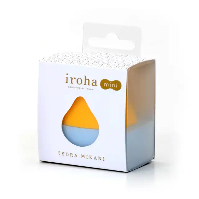 Iroha - Mini Vibrator Sora Mikan. Mieszczący się w ręce mini wibrator z ultra przyjemnego silikonu. 