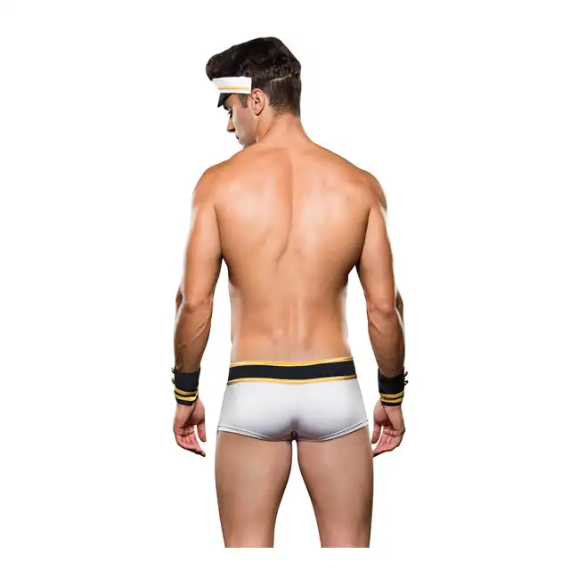 Envy - Sailor White Bottom/ Cuff/ Hat L/XL. Strój seksownego żeglarza z czapką w komplecie!