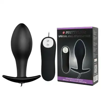 Pretty Love - Silicone Vibrating Butt Plug. Specjalna stymulacja analna i aż 12 funkcji wibracji!