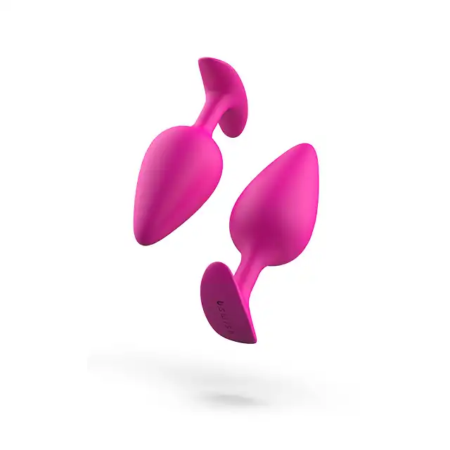 B Swish - BFilled Basic Plus Weighted Plug Massager. Uroczy różowy plug analny do masażu. 100% body safe! 