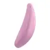Satisfyer - Curvy 3+. Niezwykły, wibrujący stymulator z aplikacją na telefon! Wibracje w rytmie ulubionej muzyki. 