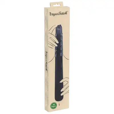 Vegan Fetish - Paddle. Skóropodobna, miła w dotyku lakierowana packa do zabawy w niewoli. 