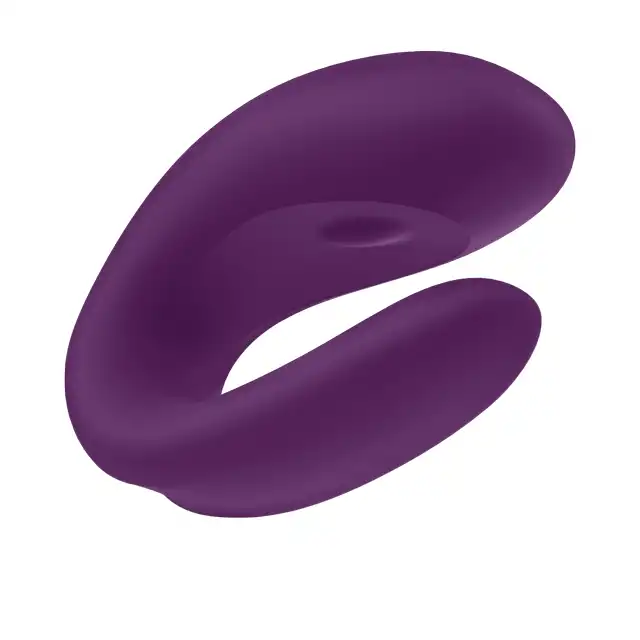 Satisfyer - Partner Vibrator. Ultra nowoczesny fioletowy wibrator dla par. Sterowany aplikacją. Nowość! 