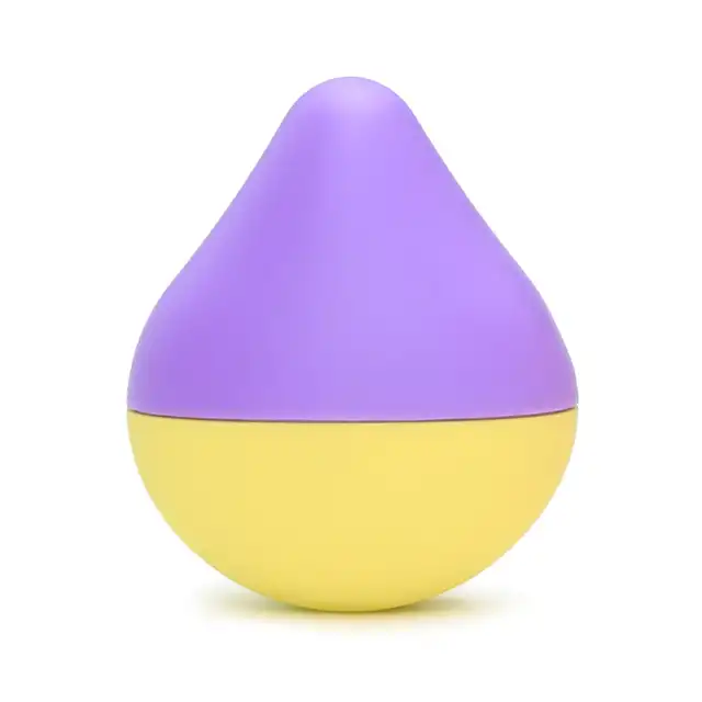 Iroha - Mini Vibrator Fuji Lemon. Mieszczący się w ręce mini wibrator z ultra przyjemnego silikonu. 