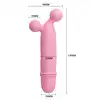 Pretty Love - Goddard Pink. Innowacyjny kształt zapewnia niezapomniane doznania! Mini wibrator, 10 funkcji wibracji, najwyższej jakości wykonanie. Top Produkt!