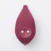 Iroha - Tori Clitorial Vibrator Dark Red. Ciemnoczerwony designerski, silny wibrator, który zmieści się w Twojej ręce.  
