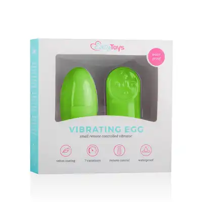Easy Toys - Vibrating Egg. Niezwykle przyjemne jajeczko wibrujące sterowane pilotem.