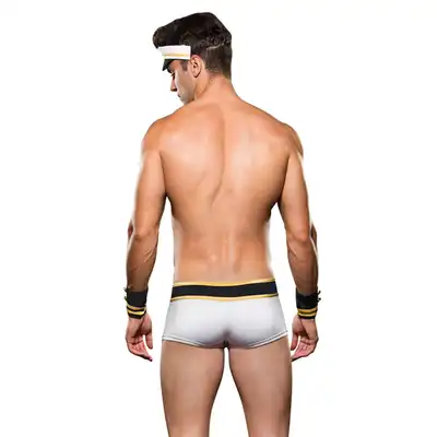 Envy - Sailor White Bottom/ Cuff/ Hat L/XL. Strój seksownego żeglarza z czapką w komplecie!