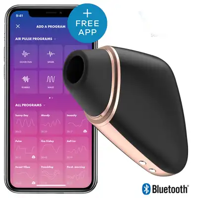 Satisfyer - Love Triangle. Sensualny stymulator z silnymi wibracjami, sterowany aplikacją. 