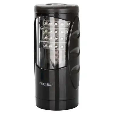 Calexotics - Ultimate Power Stroker. Niesamowity rotacyjny masturbator. 7 programów, 4 rzędy wirujących kuleczek. 