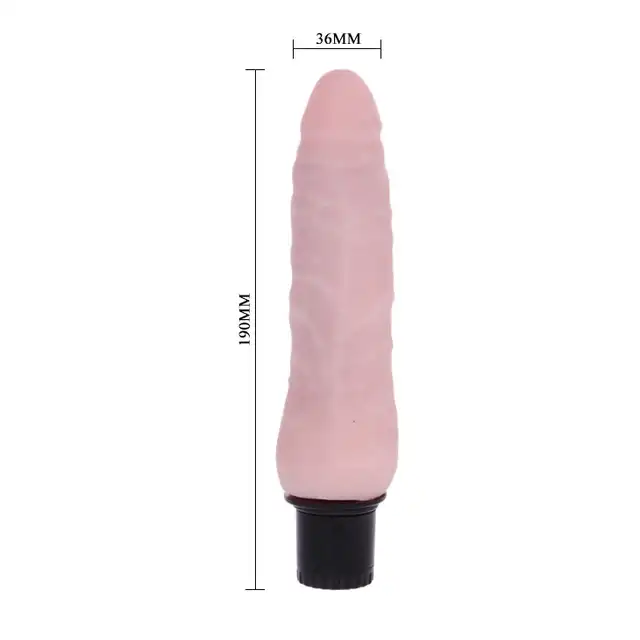 Baile - The Realistic Cock. Wodoodporny wibrator z cyberskóry!