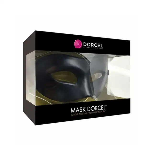 Dorcel - Mask. Zmysłowa, tajemnicza maska. Idealnie wyprofilowana, uniwersalny rozmiar i regulowany pasek. 