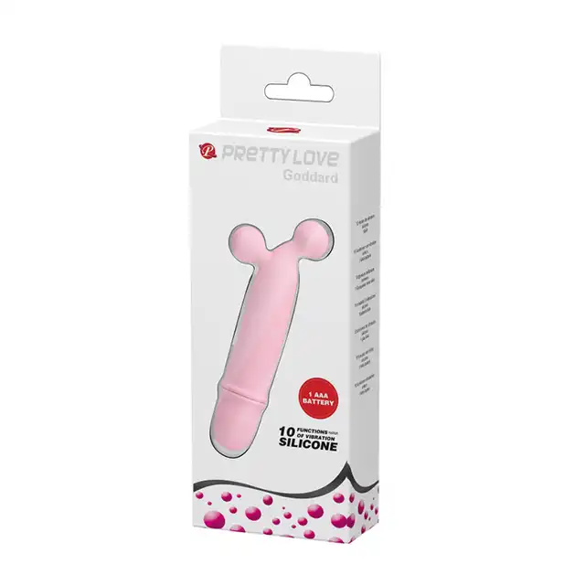 Pretty Love - Goddard Pink. Innowacyjny kształt zapewnia niezapomniane doznania! Mini wibrator, 10 funkcji wibracji, najwyższej jakości wykonanie. Top Produkt!