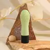 Iroha - Zen Vibrator Matcha. Designerski zielony wibrator z miękkiego jak pianka silikonu Soft-Touch! Ekskluzywna kolekcja. 