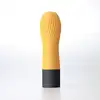 Iroha - Zen Vibrator Yuzucha. Designerski żółty wibrator z miękkiego jak pianka silikonu Soft-Touch! Ekskluzywna kolekcja. 